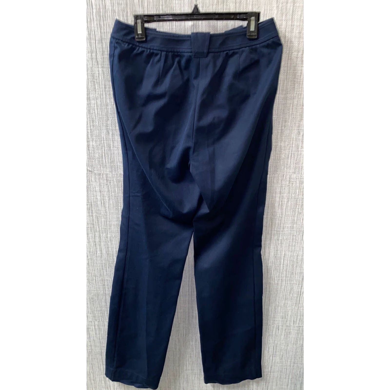St. John St. John Sport Pants Women Zip Fly Navy Blue 8 Casual 33in Inseam Women’s Regular Pants Size 31" - 4 Thumbnail