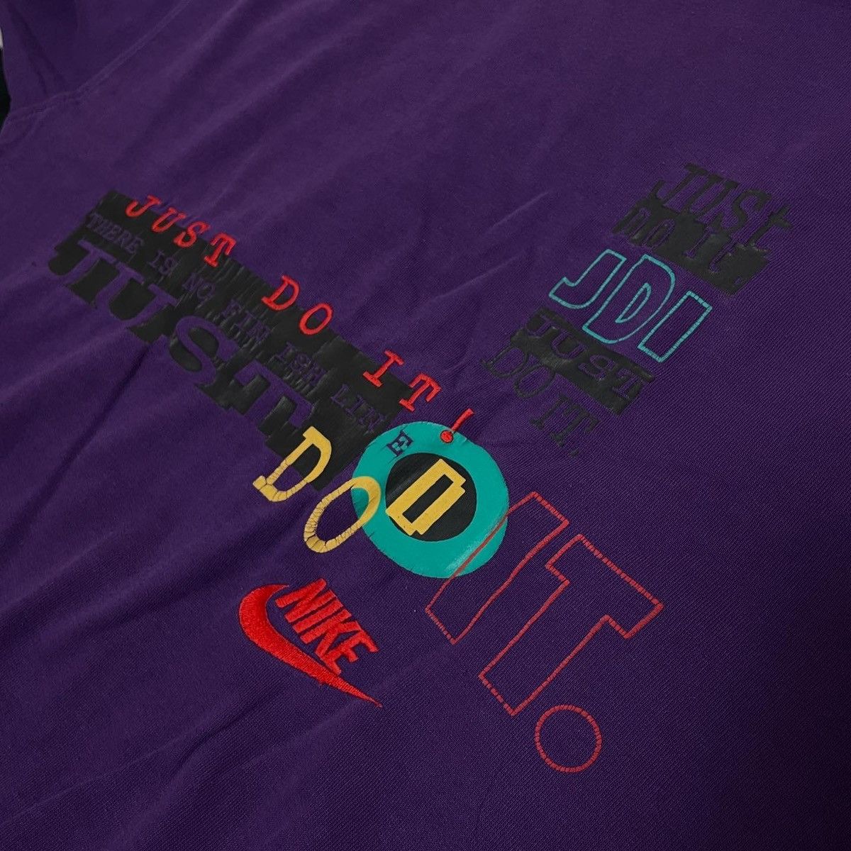 Nike Vintage Crewneck Nike Just Do It Sweatshirt Boxy 90s Size US L / EU 52-54 / 3 - 4 Thumbnail