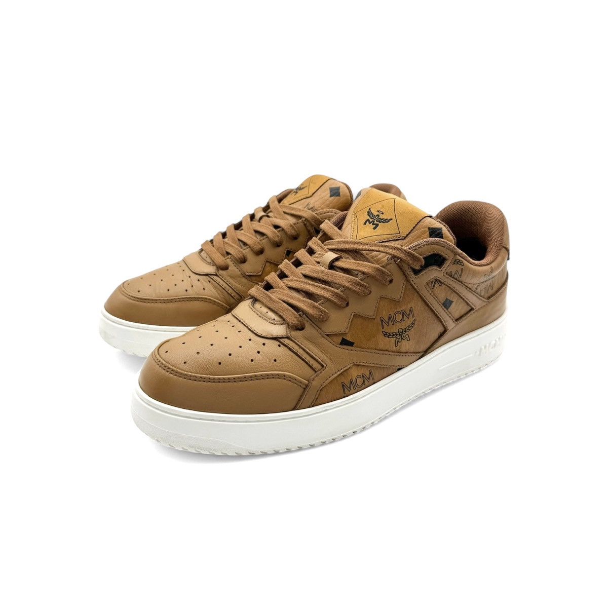 MCM MCM Neo Terrain Visetos Low-Top Sneakers Size US 8.5 / EU 41-42 - 1 Thumbnail