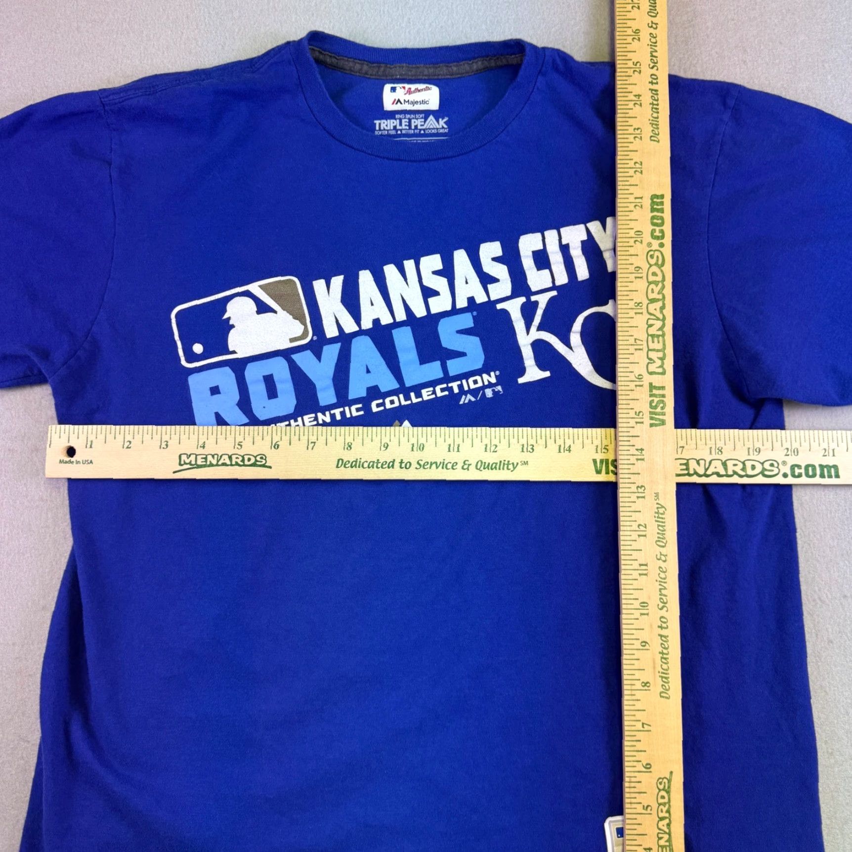 MLB Majestic Kansas City Royals MLB Authentic Collection Blue Graphic T-Shirt Mens L Size US L / EU 52-54 / 3 - 5 Thumbnail