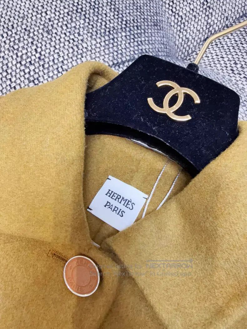 Hermes Hermes Maple leaf long cashmere coat Size XXS / US 00 / IT 34 - 5 Thumbnail