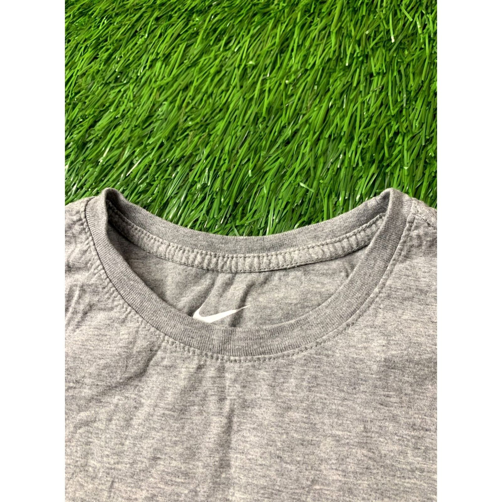 Nike Nike T-Shirt Shirt Men L Gray 2014 Jersey Short Sleeve Casual Large Regular Size T-Shirt Size US L / EU 52-54 / 3 - 4 Thumbnail
