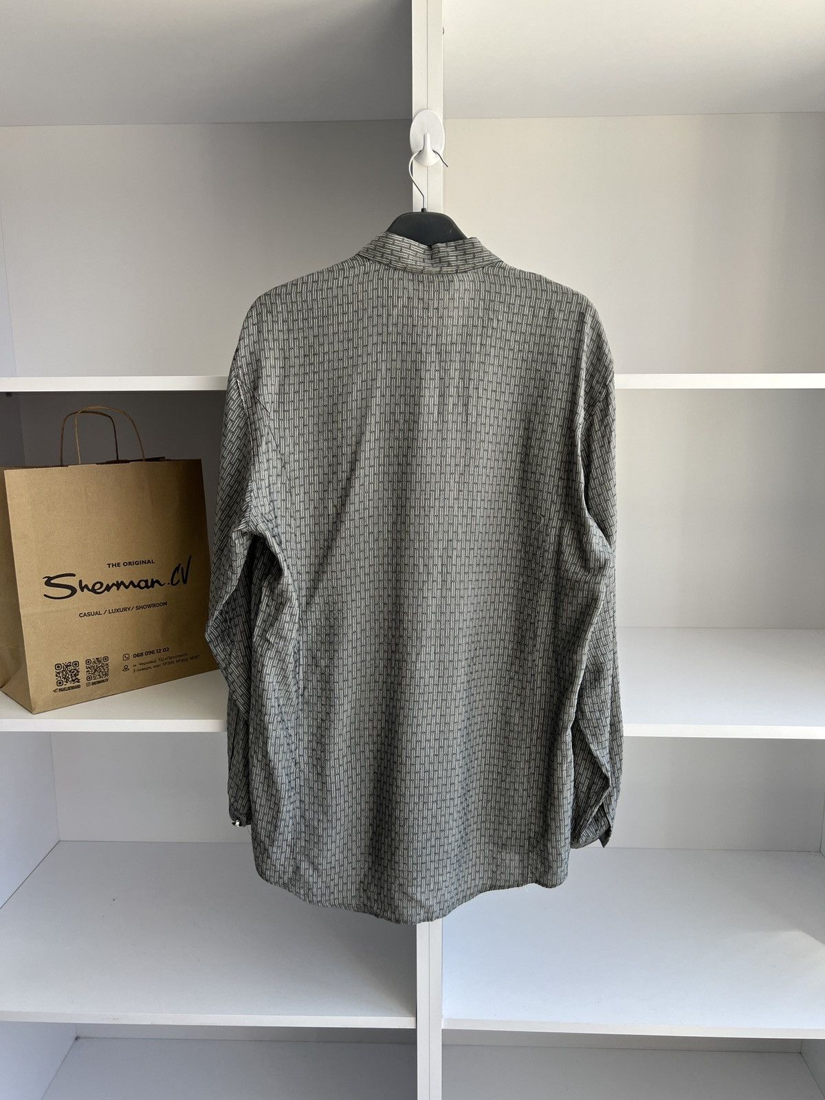 Versace × Vintage Vintage Versace V2 Luxury Button up Shirt Size US L / EU 52-54 / 3 - 11 Thumbnail