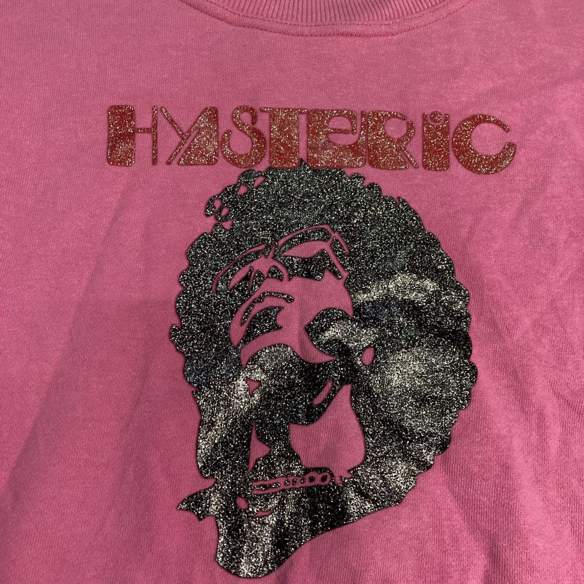 Hysteric Glamour Rare Vintage Hysteric Glamour Jimi Hendrix Pink Sweatshirt Size US M / EU 48-50 / 2 - 7 Thumbnail