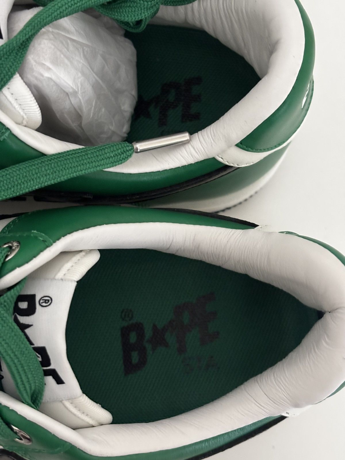 Bape Authentic ape bape bape sta #3 green US 10 new bapesta Size US 10 / EU 43 - 6 Thumbnail