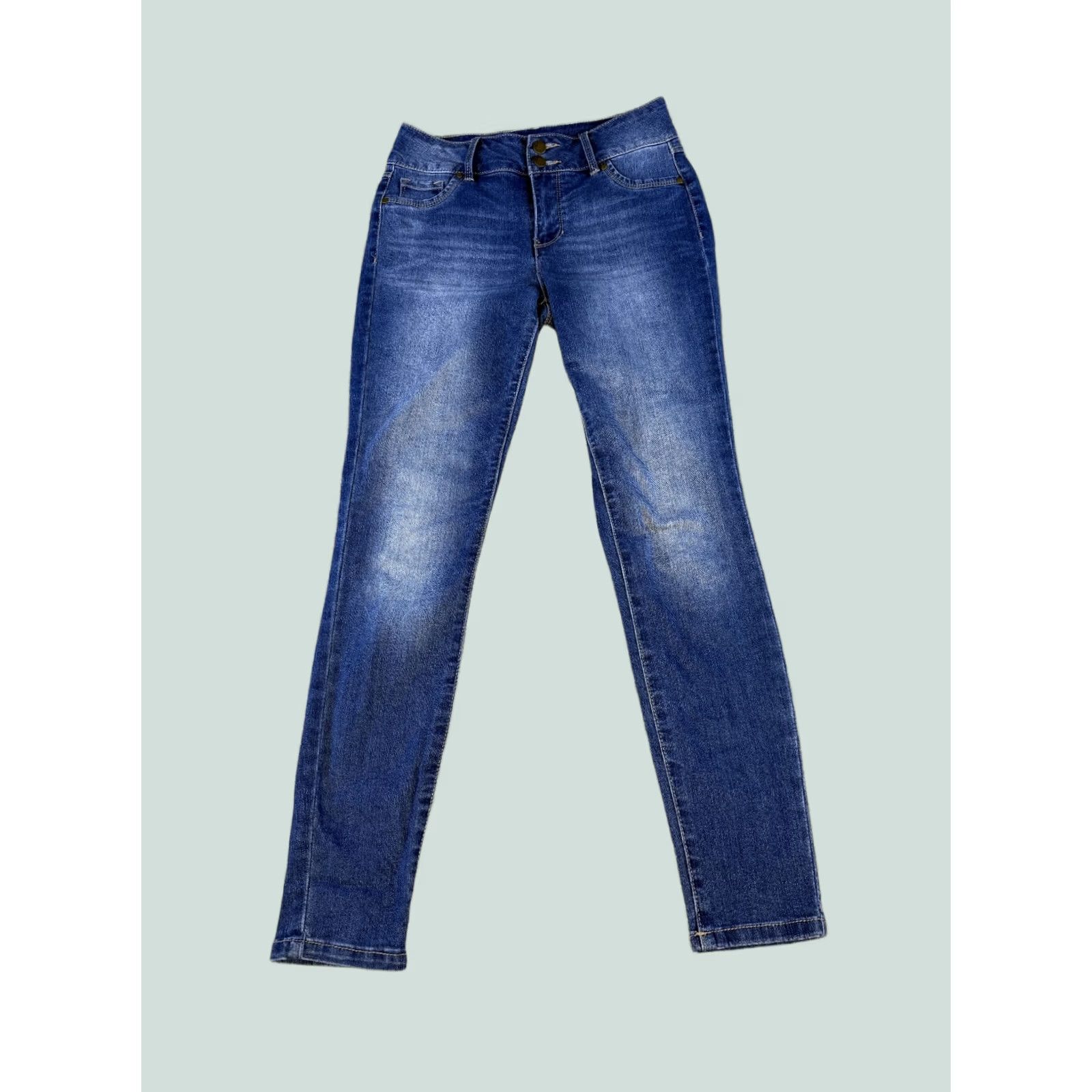 Denime D. Jeans Womens Skinny Stretch Jeans Blue Size 6 28x29 Size 28" / US 6 / IT 42 - 1 Thumbnail