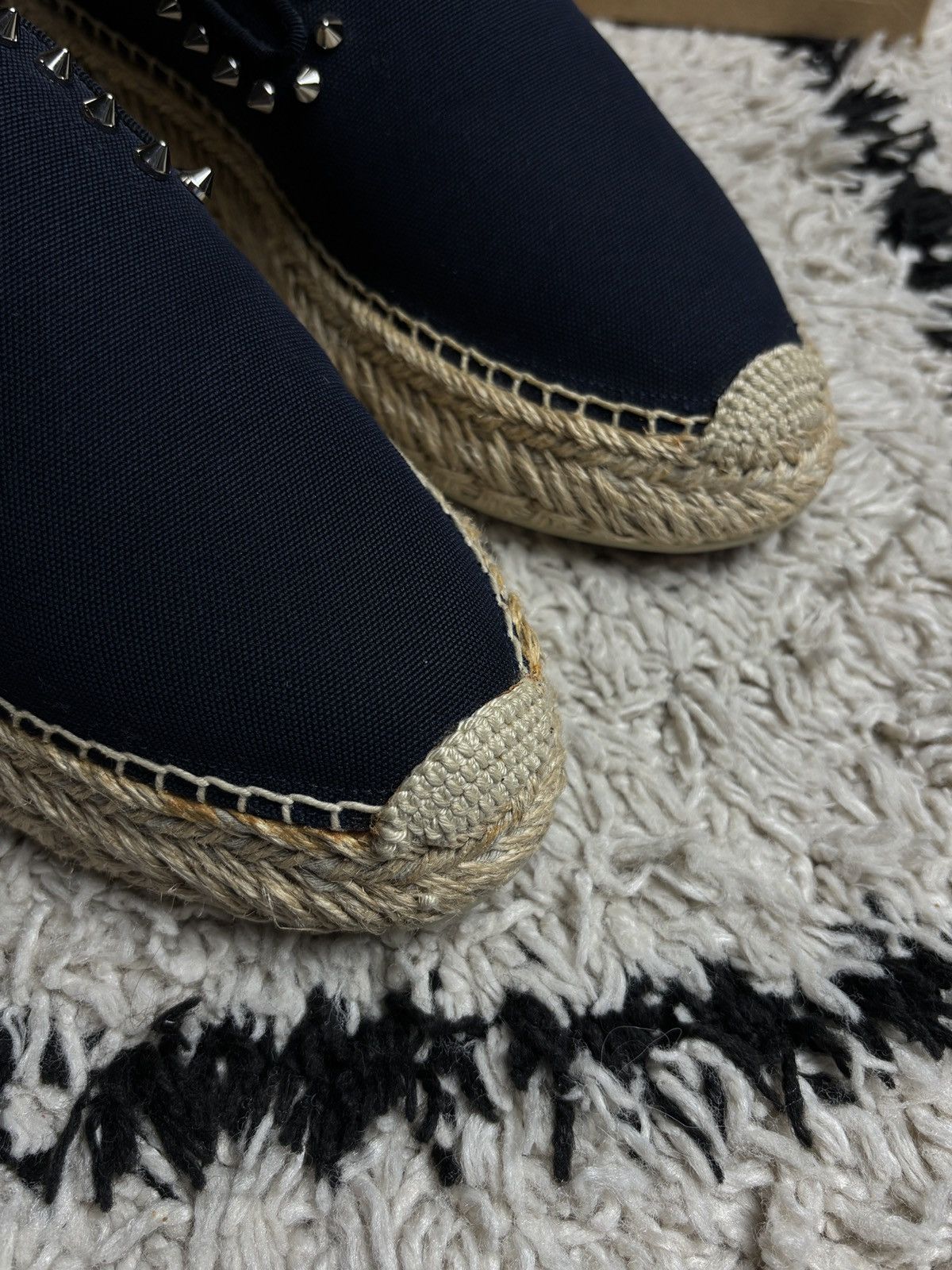 Christian Louboutin Christian Louboutin Spiked Espaboat Espadrille Luxury Shoes Size US 9 / IT 39 - 10 Thumbnail