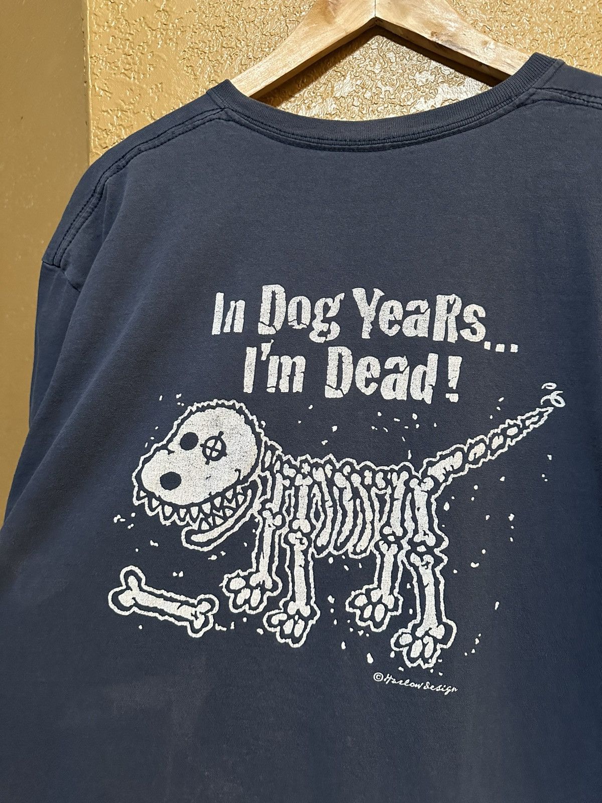 Vintage vtg distressed faded In Dog Years I’m Dead tee xl Size US XL / EU 56 / 4 - 3 Thumbnail