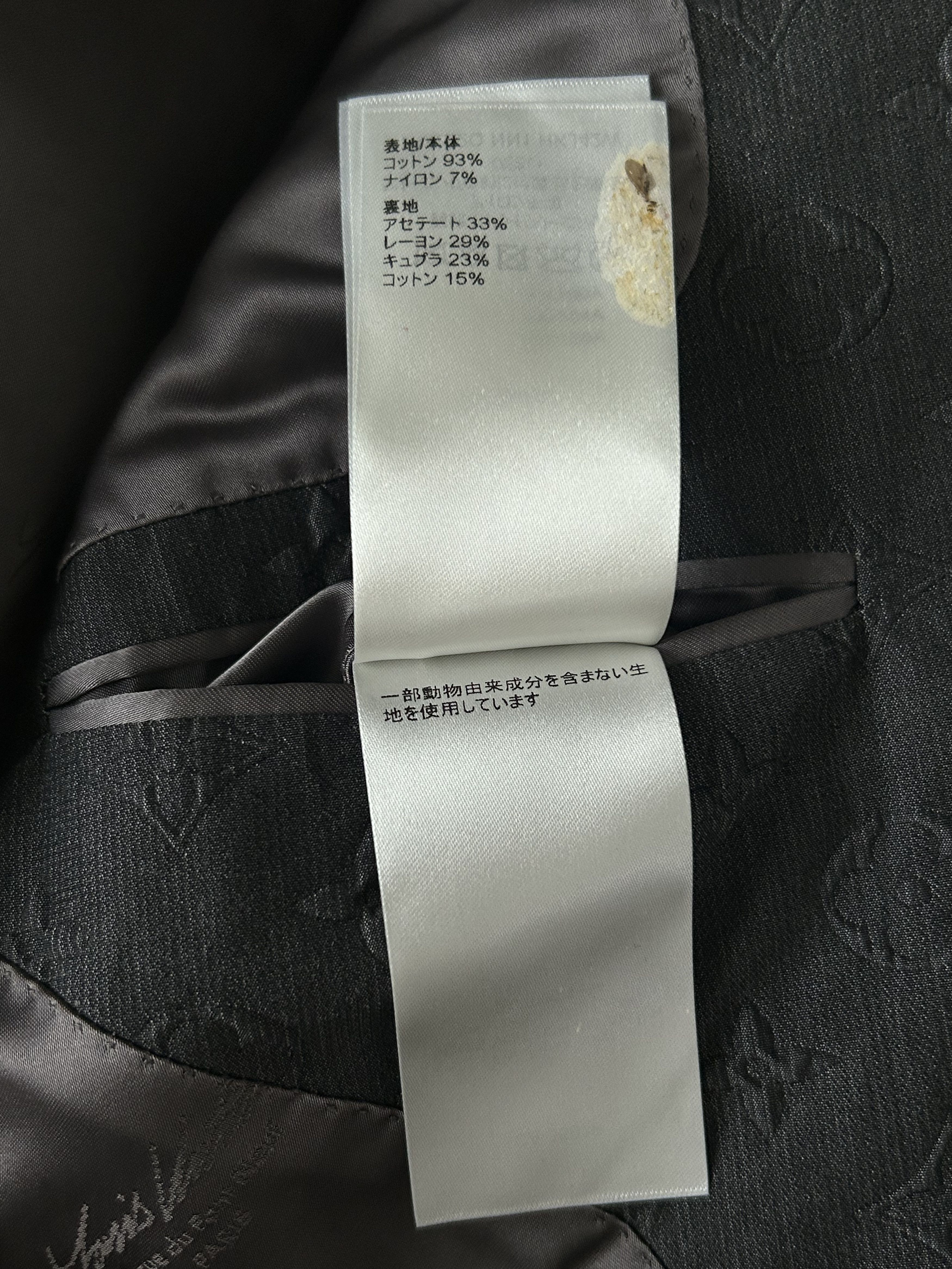Louis Vuitton Louis Vuitton Black Monogram Blazer Jacket Size 52R - 7 Thumbnail