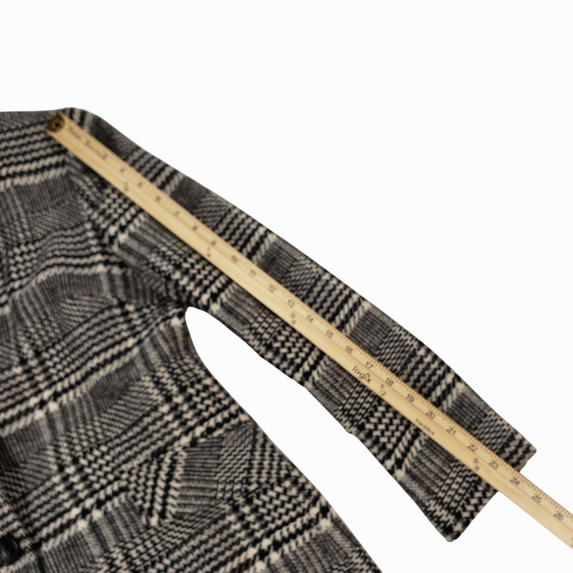 Sam Edelman Sam Edelman Two Button Houndstooth Plaid Wool Long Blazer Co Size S / US 4 / IT 40 - 7 Thumbnail