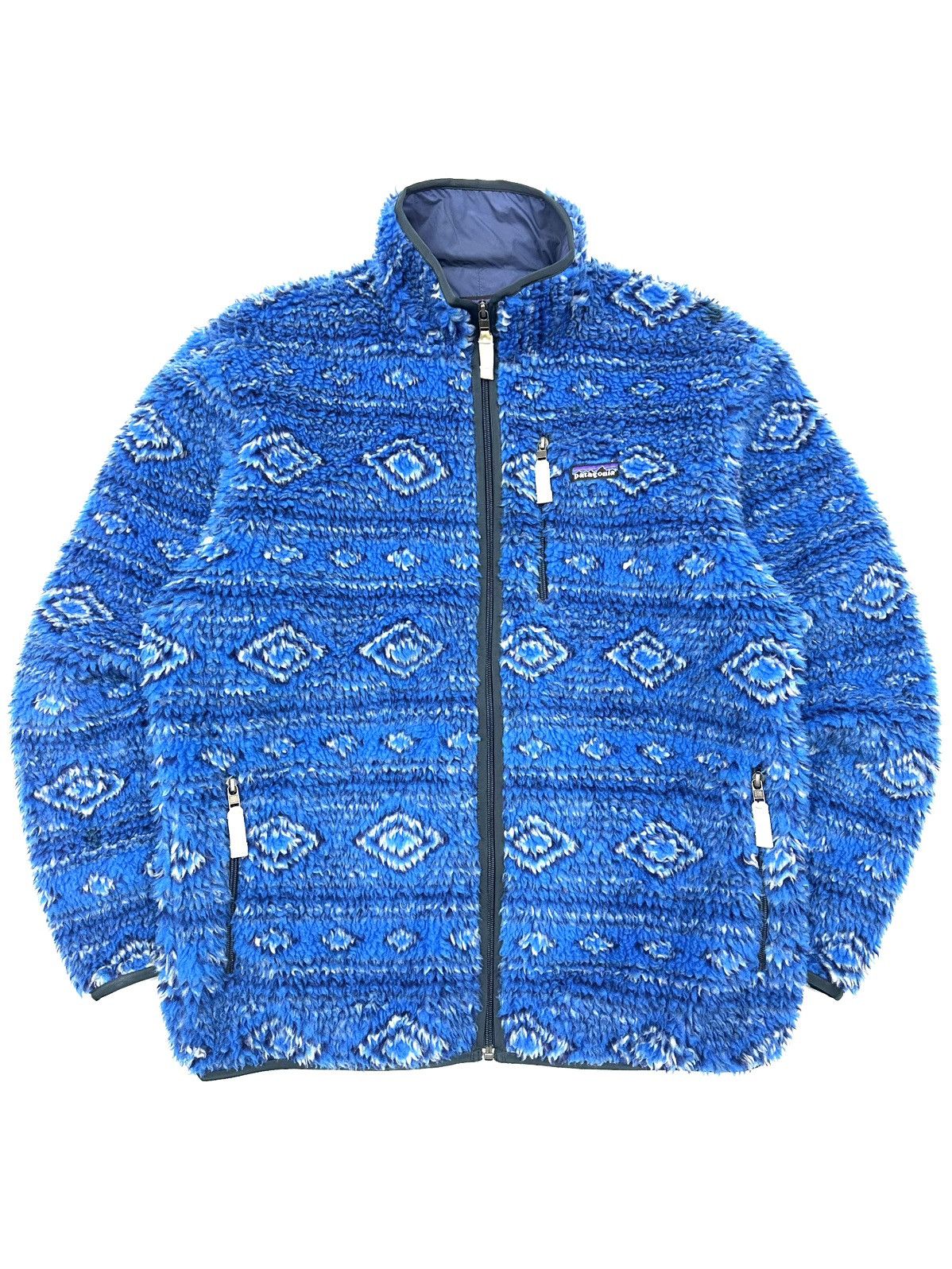 Patagonia PATAGONIA Retro X Deep Pile Aztec Tribal Fleece Zip Jacket Size US L / EU 52-54 / 3 - 2 Thumbnail