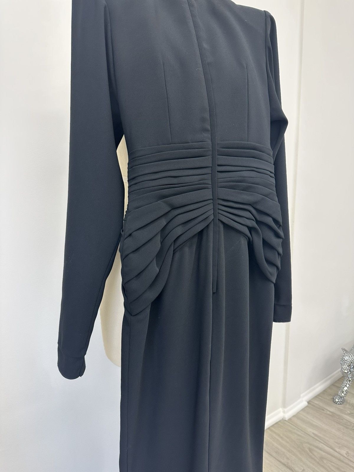 Zuhair Murad ZUHAIR MURAD Long Sleeve Draped Gown Size XS / US 0-2 / IT 36-38 - 12 Thumbnail