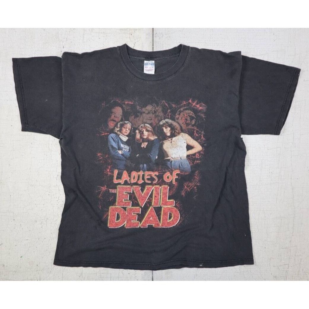 Gildan Vintage 2004 EVIL DEAD Ladies of the Evil Dead T Shirt XL Size US XL / EU 56 / 4 - 1 Thumbnail