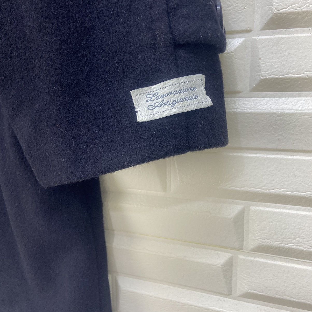 Vintage Lavorazione Artigianale Oviesse Virgin Cashmere Overcoat Size US M / EU 48-50 / 2 - 5 Thumbnail