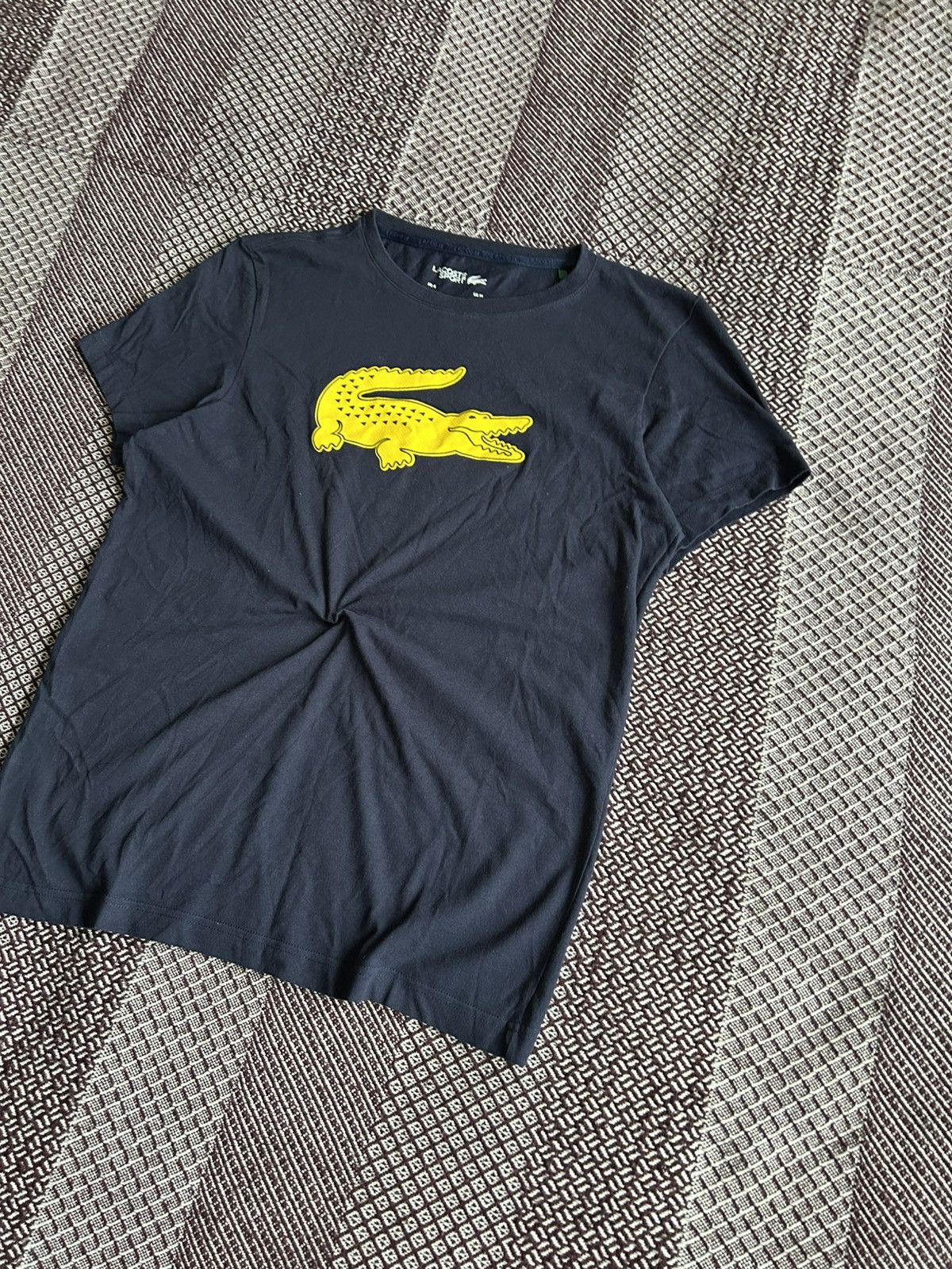 Lacoste Lacoste Sport Big Logo Crocodile Mens Basic Tee Size M / 4 Size US M / EU 48-50 / 2 - 2 Thumbnail