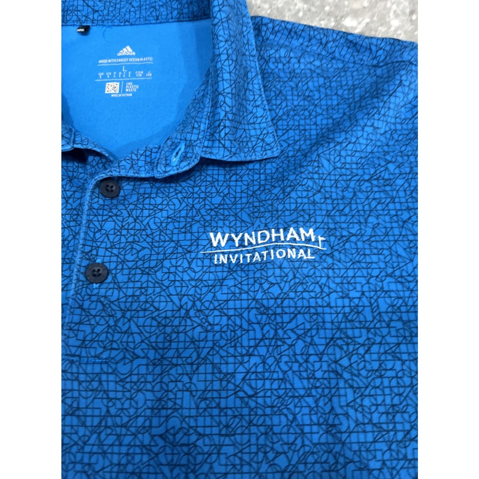Adidas Adidas Polo Short Sleeve Shirt Golf Adult L Mens Wyndham Invitational Size US L / EU 52-54 / 3 - 4 Thumbnail