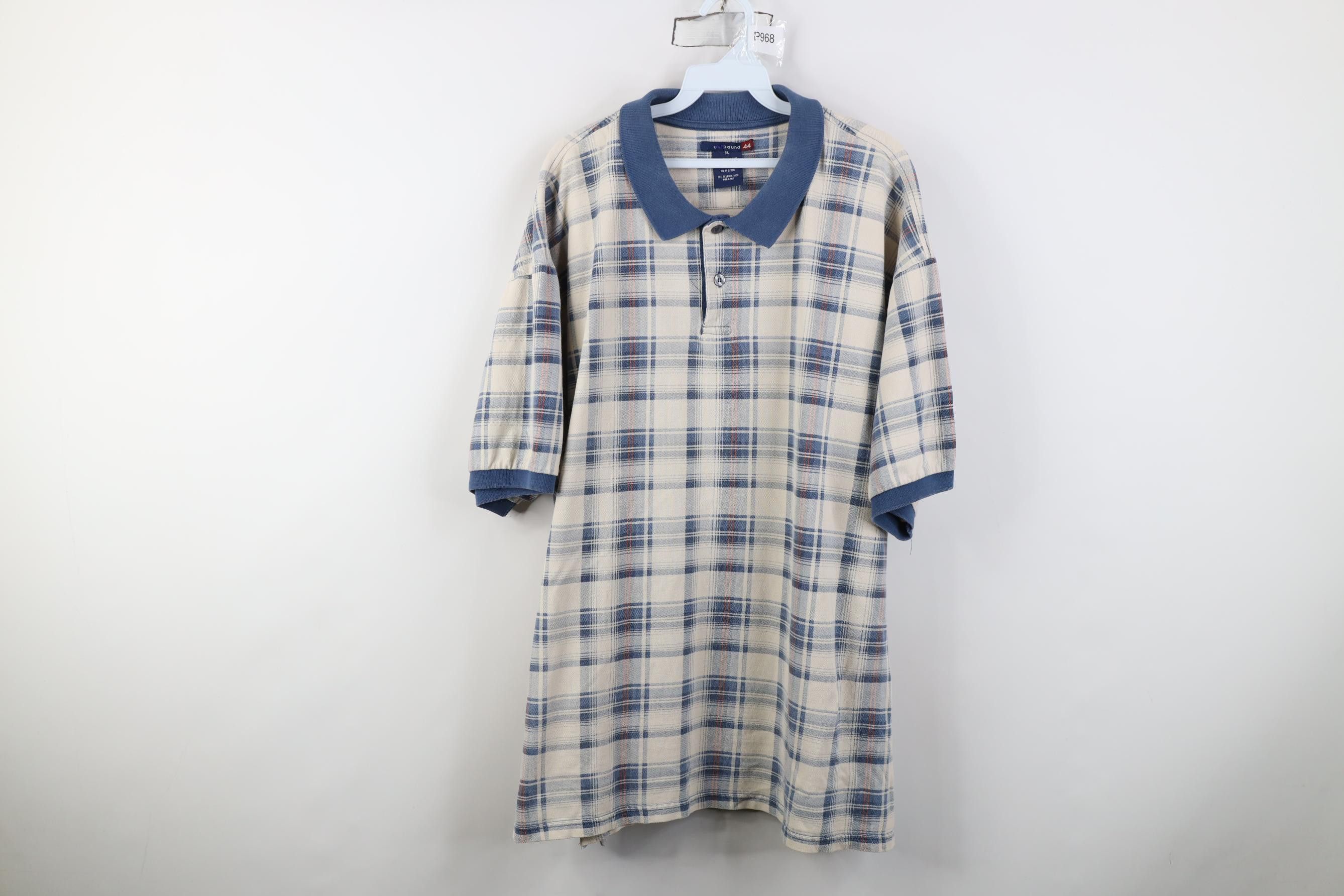 Vintage Vintage 90s Streetwear Short Sleeve Collared Golf Polo Shirt Size US XXL / EU 58 / 5 - 1 Thumbnail