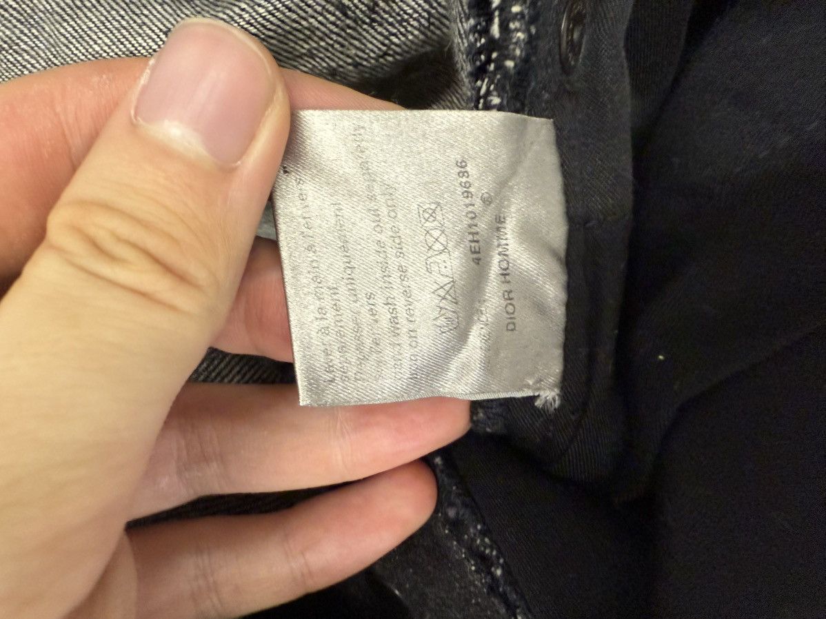 Dior Dior Hedi ss2004 Strip Waxed Denim Size US 32 / EU 48 - 6 Thumbnail