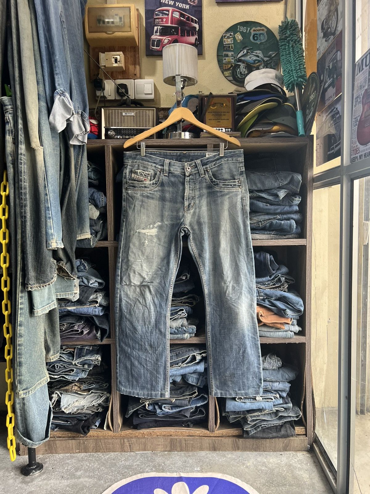🔥Vintage Diesel Cardiel Made in Italy Distressed Denim