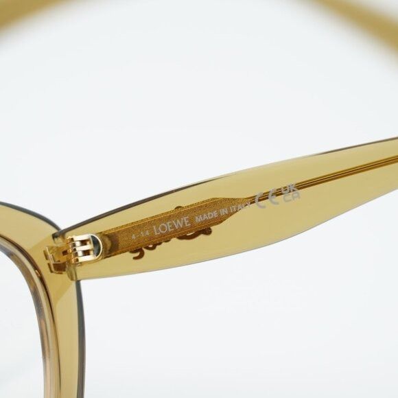 Loewe Loewe LW50067I 096 Eyeglasses Glossy Green 52mm Cat Eye Size ONE SIZE - 8 Thumbnail