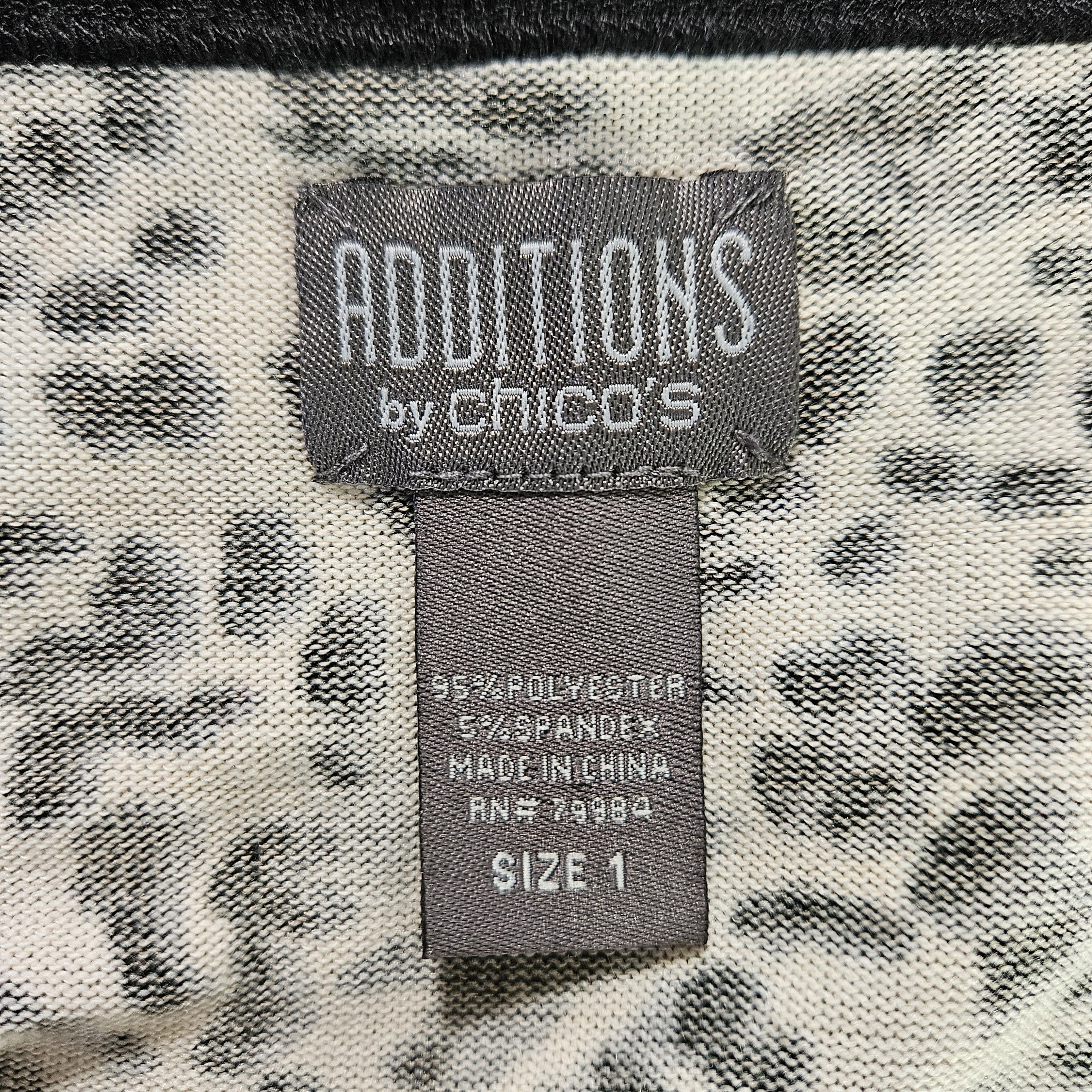 Chicos Additions By Chicos Size M Cardigan Sweater Leopard Print Size M / US 6-8 / IT 42-44 - 10 Thumbnail