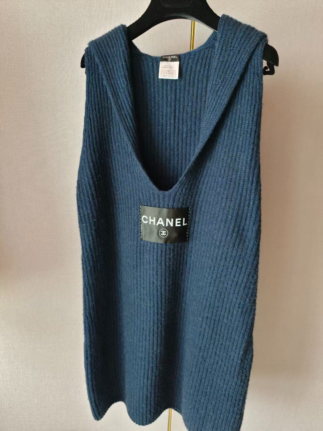 Chanel Chanel Sleeveless Ribbed Dress Size S / US 4 / IT 40 - 1 Thumbnail