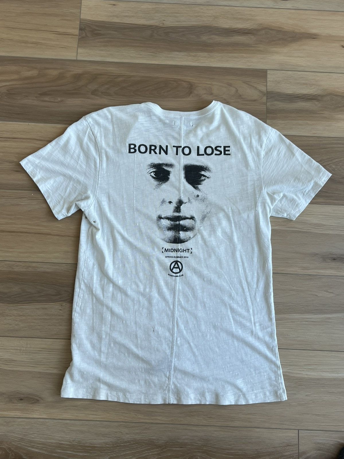 Midnight Studios Midnight Studios Born To Lose White SS15 Logo T-Shirt Size US M / EU 48-50 / 2 - 2 Thumbnail