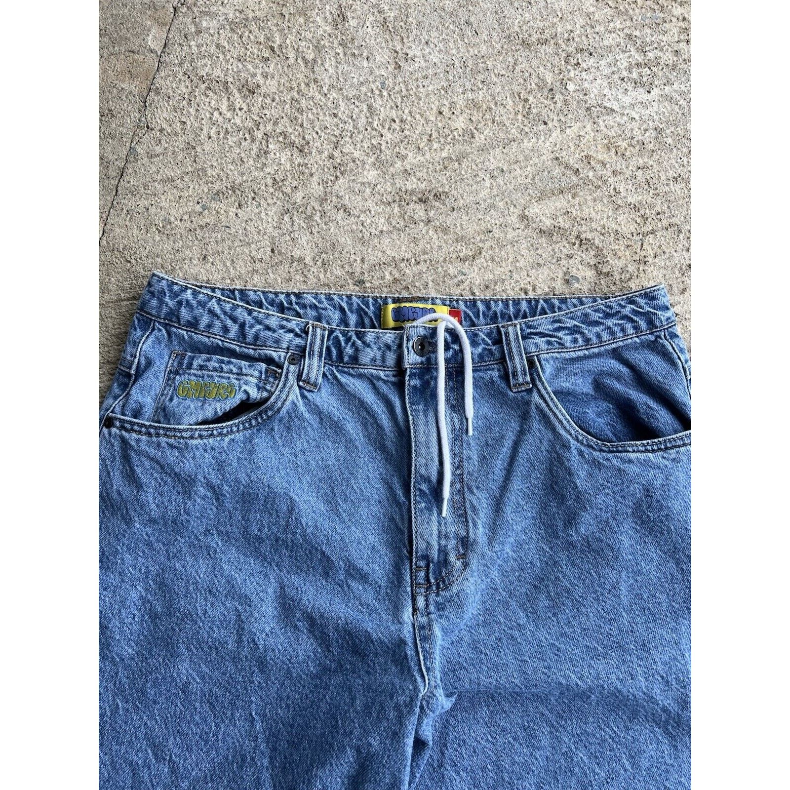Empyre Empyre Relax Denim Embroidery Jeans JNCO Style Baggy 34x29 Size US 34 / EU 50 - 5 Thumbnail