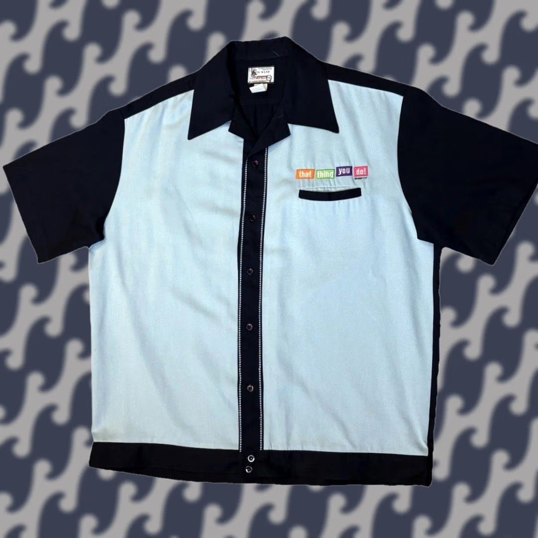 Vintage VINTAGE That Thing You Do Movie Promo Button Up Shirt L Unisex Blue 1990s NTIK Wear Size US L / EU 52-54 / 3 - 1 Thumbnail