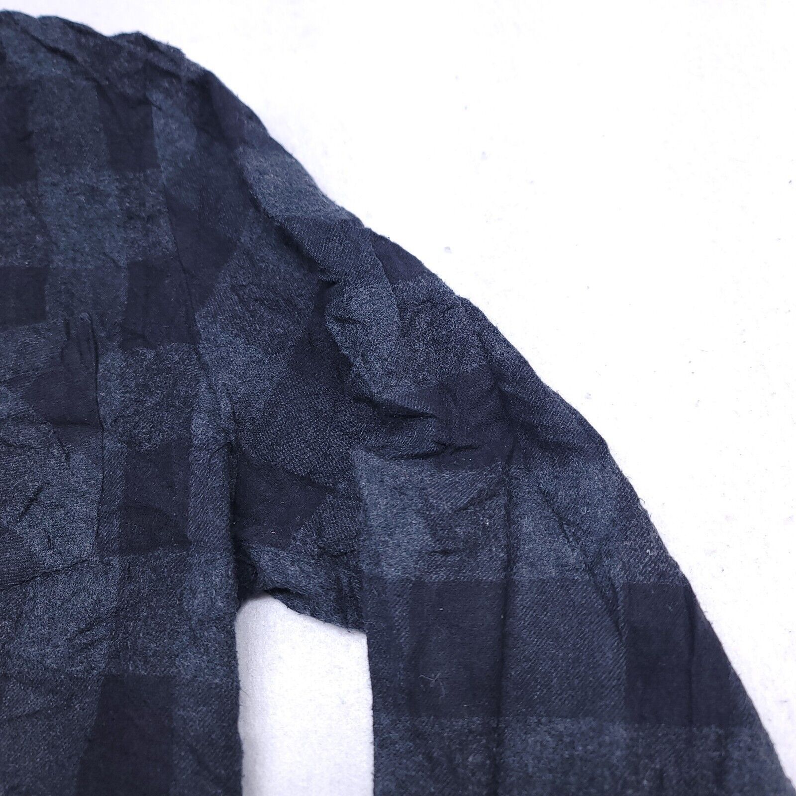 Nomad Nomad Casual Button Up Hoodie Mens Size Large L Black Plaid Size US L / EU 52-54 / 3 - 5 Thumbnail