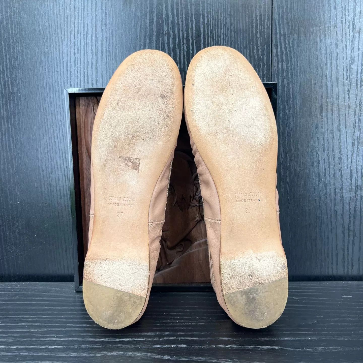 Miu Miu MIU MIU Round Toe Slip-On Blush Pink Ballet Flats 37 Size US 6.5 / IT 36.5 - 7 Thumbnail