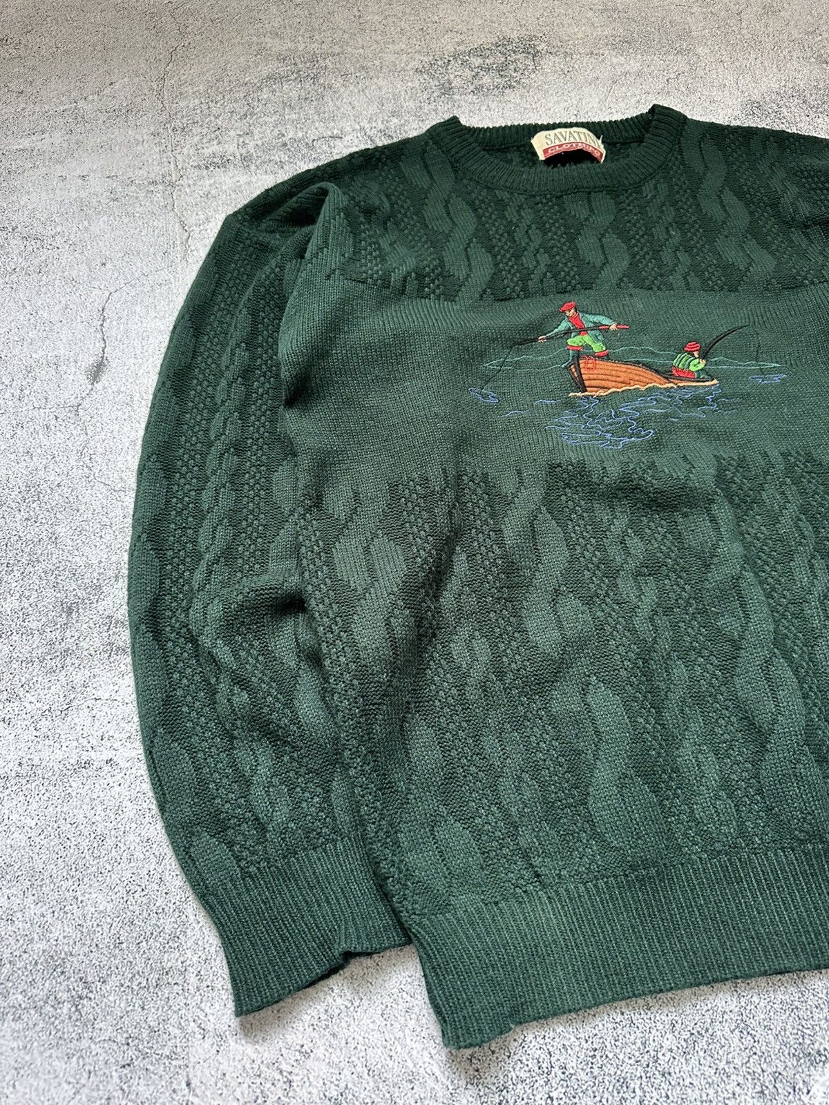 Vintage Vintage Polo Ralph Style Sweater River Boat Logo Centre Size US M / EU 48-50 / 2 - 6 Thumbnail
