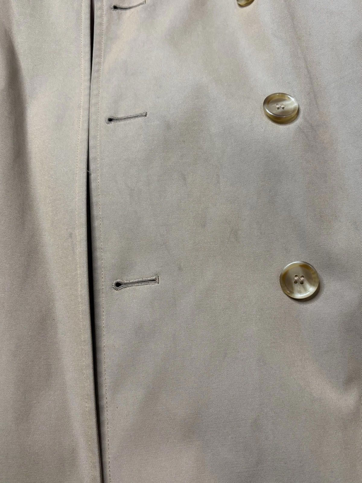 Barneys New York Barney's New York Trench Coat Men 46 Check 100% Wool Lining Size US XXL / EU 58 / 5 - 9 Thumbnail