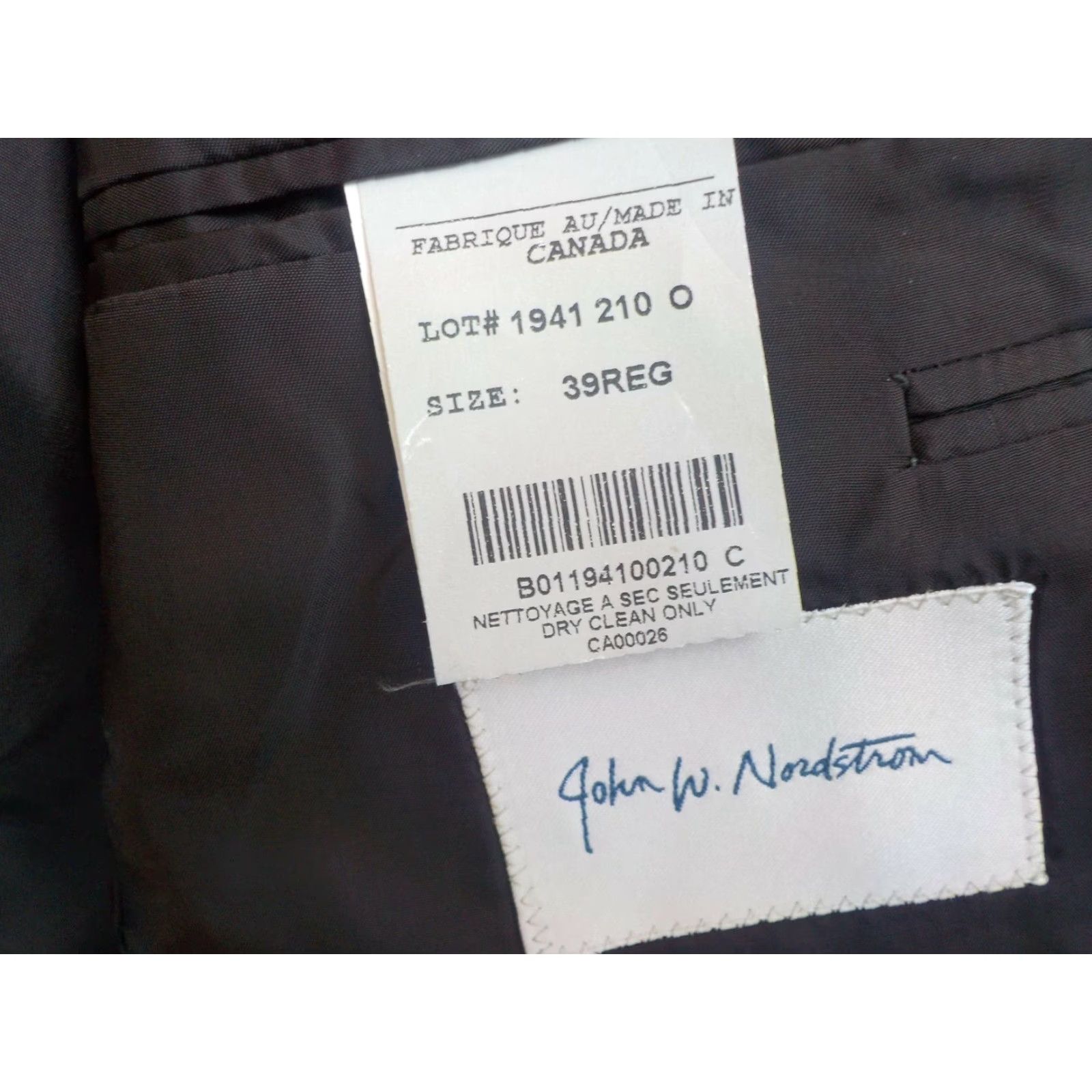 Nordstrom John W. Nordstrom Lora Piana 100% Cashmere Blazer Jacket Brown/Tan 39R Mens Blazer Jacket Vintage Style Size 40R - 7 Thumbnail