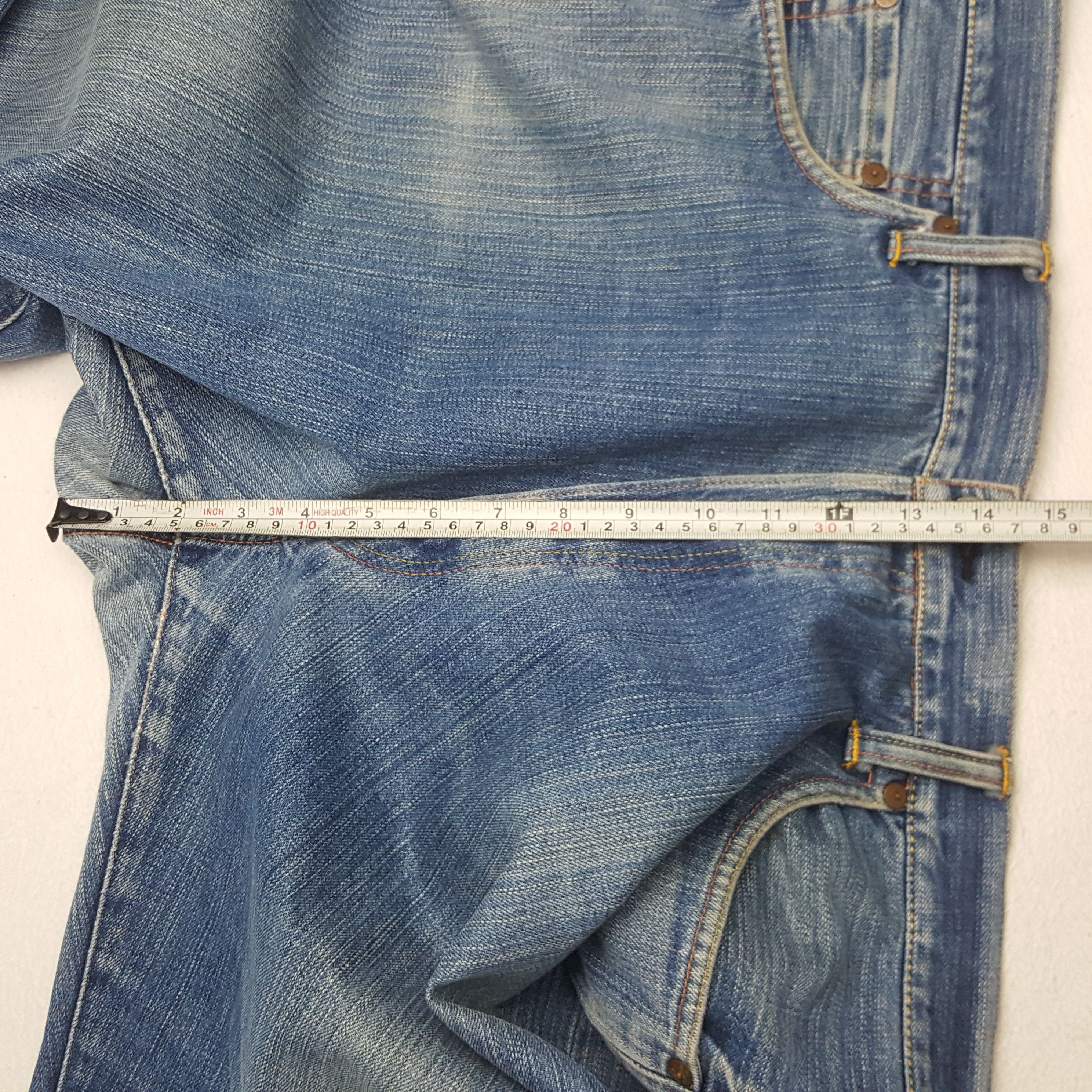 Evisu × Vintage Vintage Evisu Japan Custom Daicock Art Denim Jeans Size US 35 - 8 Thumbnail