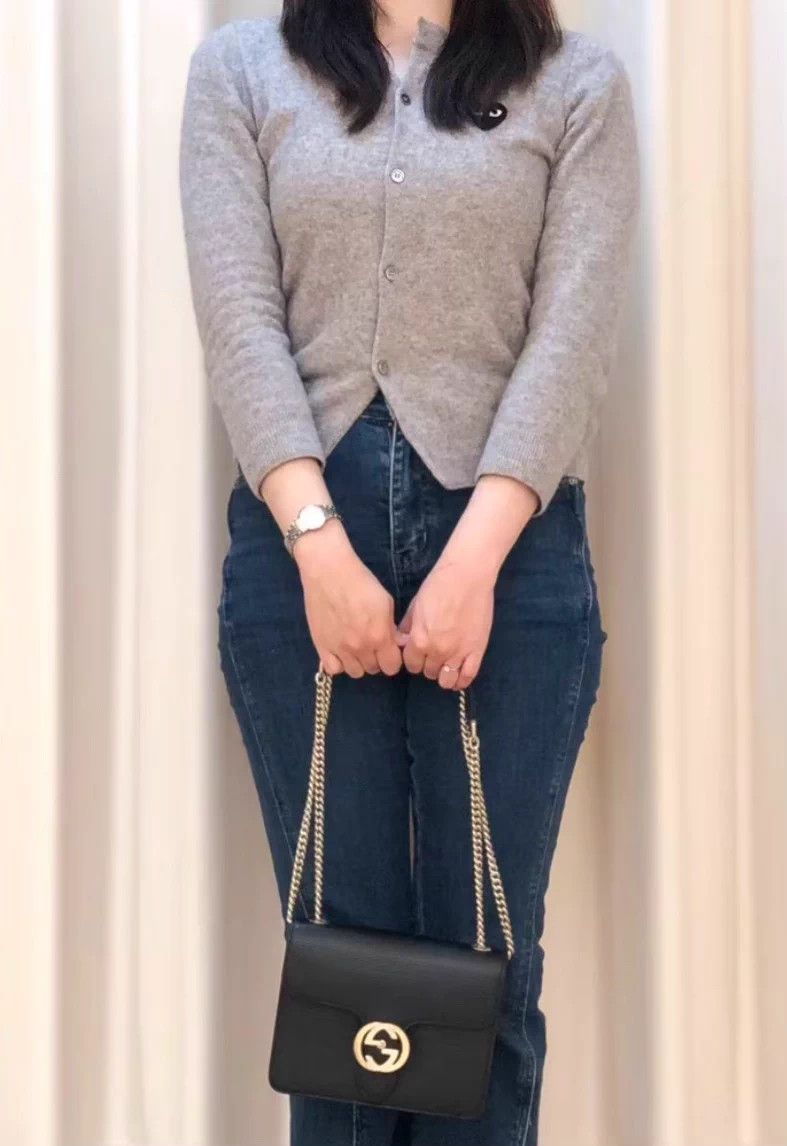 Gucci GUCCI Double G chain black messenger bag 9/10 Size ONE SIZE - 5 Thumbnail