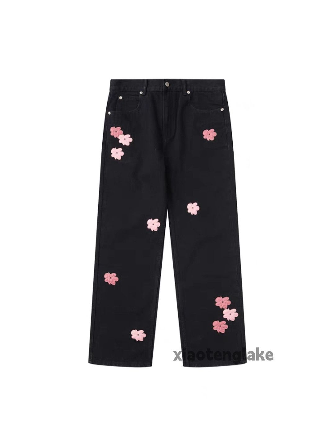 Designer × Jean × Vintage utility pattern skate hiphop y2k loose baggy jeans Size US 36 / EU 52 - 4 Thumbnail