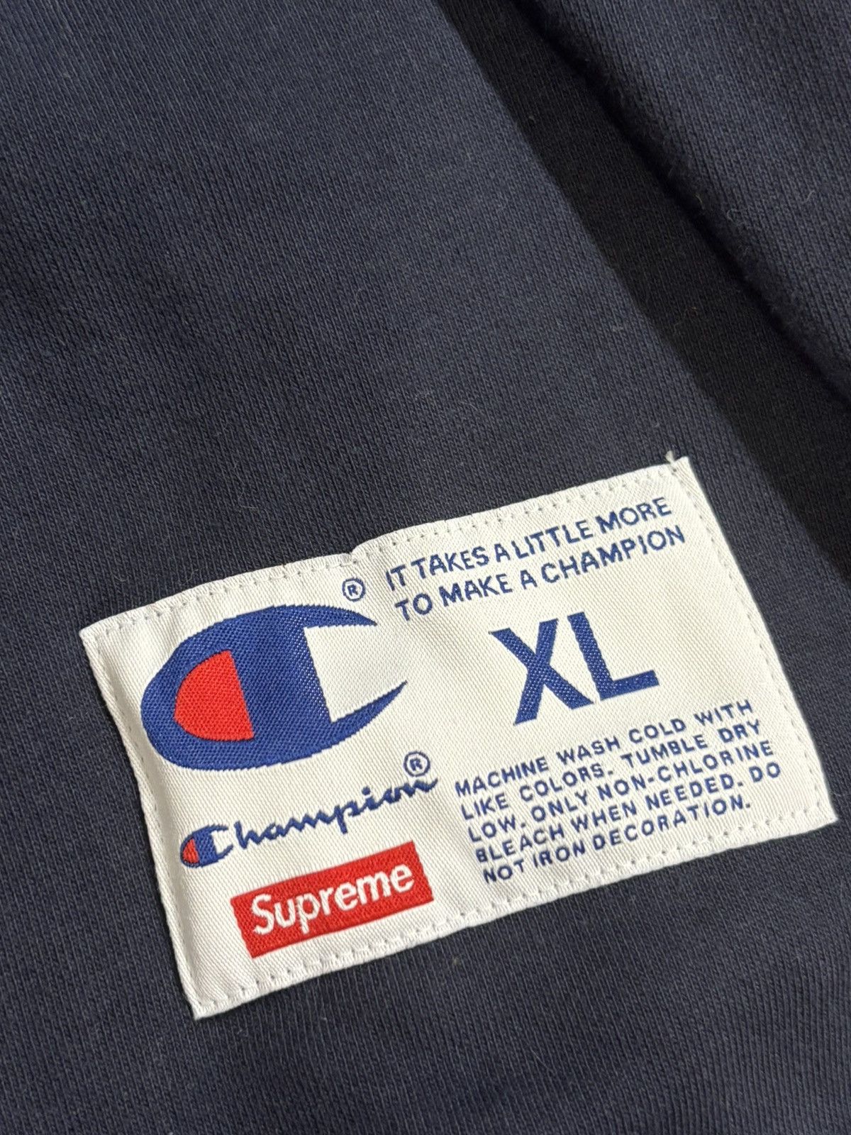 Champion × Supreme Supreme X Champion Stay In School Crewneck Size US XL / EU 56 / 4 - 4 Thumbnail