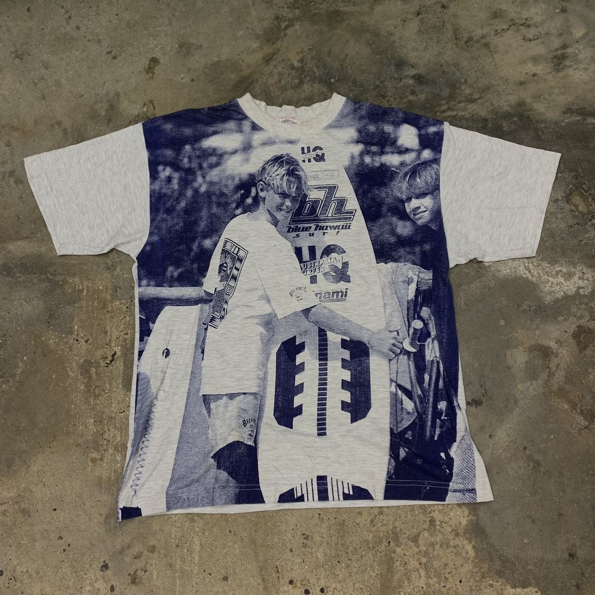Japanese Brand × Vintage Vintage surfing bh or blue hawaii t-shirt Size US M / EU 48-50 / 2 - 2 Thumbnail