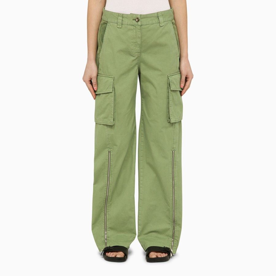 Stella McCartney o1d2blof1024 Trousers in Green Size 27" / US 4 / IT 40 - 1 Thumbnail