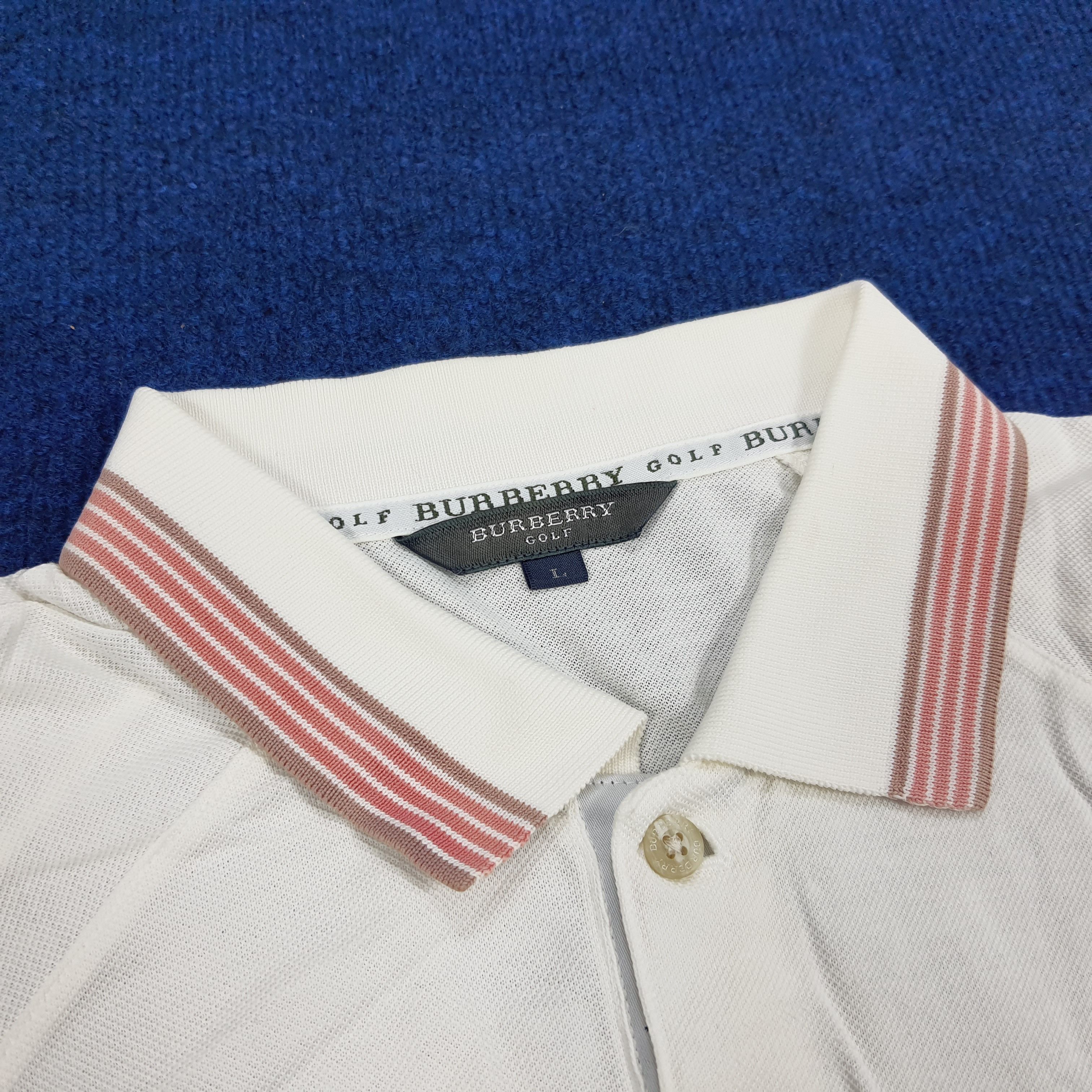Burberry × Vintage Vintage Burberry Golf Custom Logo Polo Shirt Size US M / EU 48-50 / 2 - 4 Thumbnail
