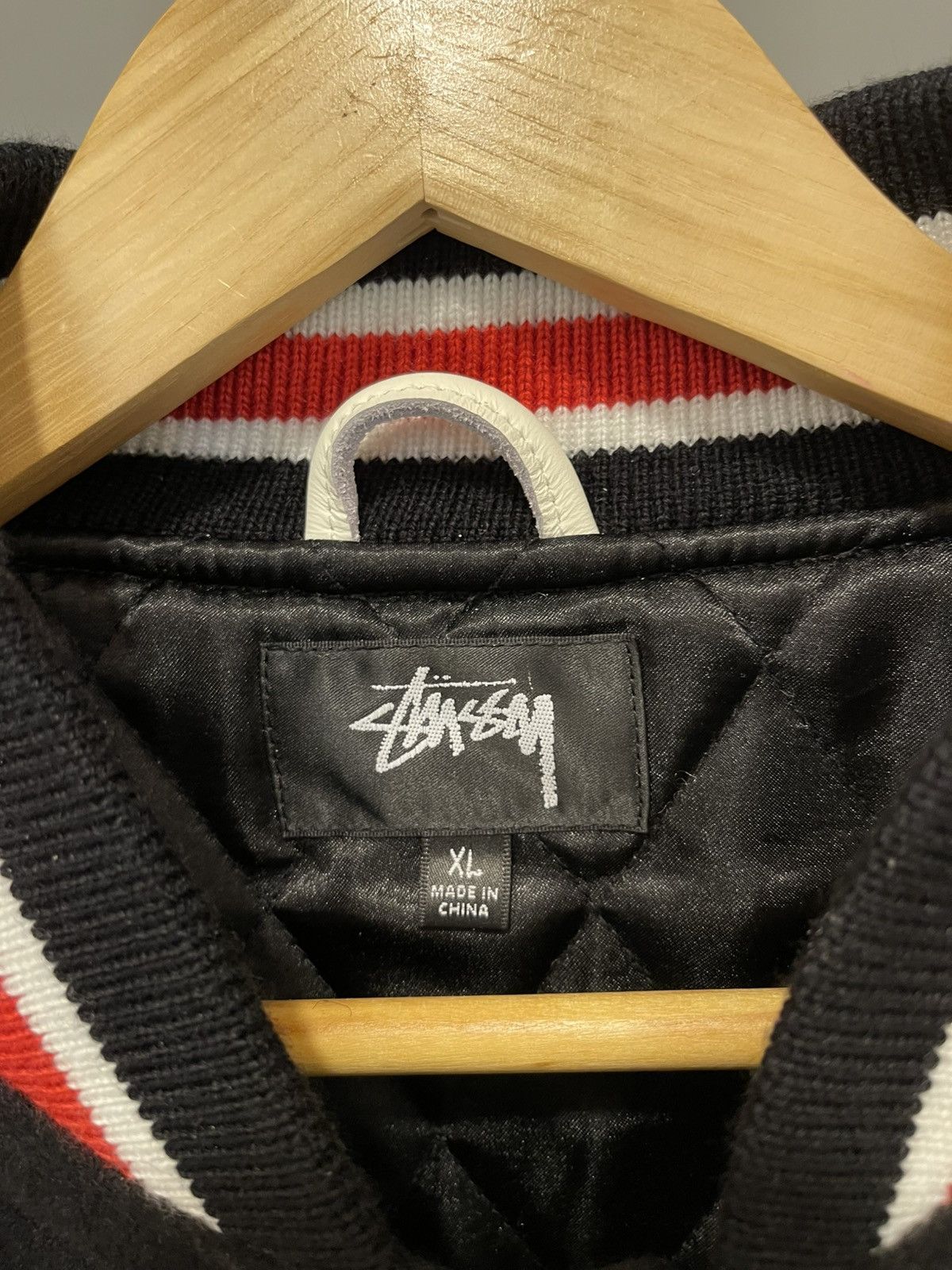 DENIM TEARS × Our Legacy × Stussy Stussy Our Legacy Denim Tears Varsity Jacket Size US XL / EU 56 / 4 - 9 Thumbnail