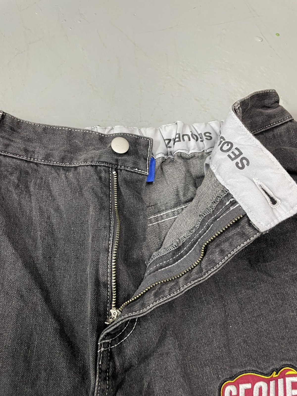 Vintage Sequenz Y2k Denim Baggy Pants Size US 34 / EU 50 - 7 Thumbnail