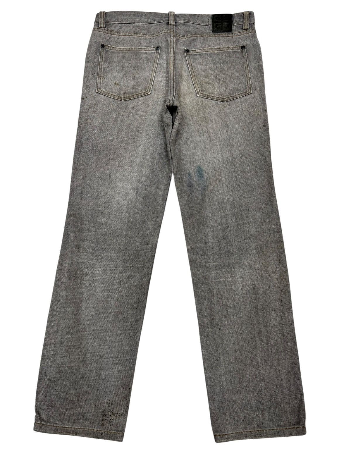 Givenchy GIVENCHY Destroyed Dirt Wash Jeans Knee Patches Size US 30 / EU 46 - 8 Thumbnail