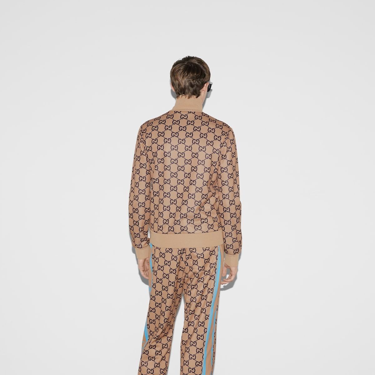 Gucci o1s1wg110925 Technical Jersey GG Print Zipped Jacket Size US M / EU 48-50 / 2 - 4 Thumbnail