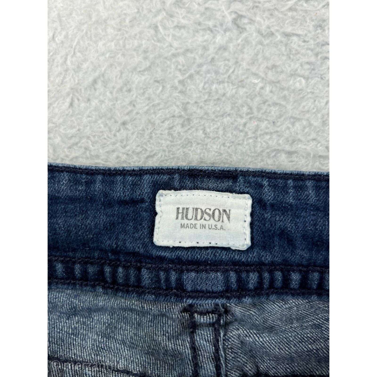 Hudson Hudson Jeans Womens Blue Denim Cotton Blend Stretch 24 Pockets 5-Pocket Design Regular Rise Inseam 27.5 Inseam Size 42" / US 20 - 3 Thumbnail