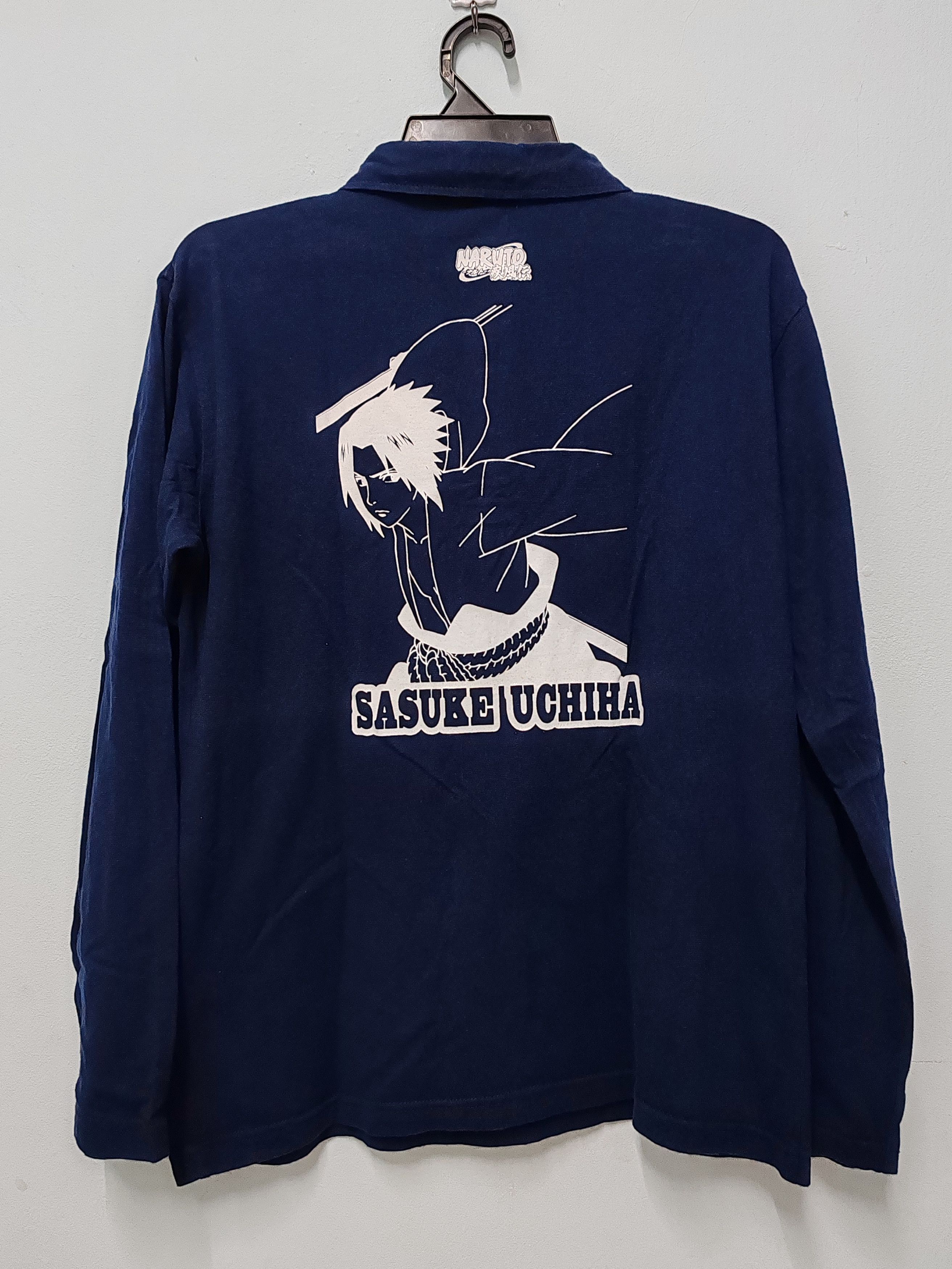 Anime Vintage Naruto Sasuke Japan Anime Polo Shirt Akira Eva Size US M / EU 48-50 / 2 - 1 Thumbnail