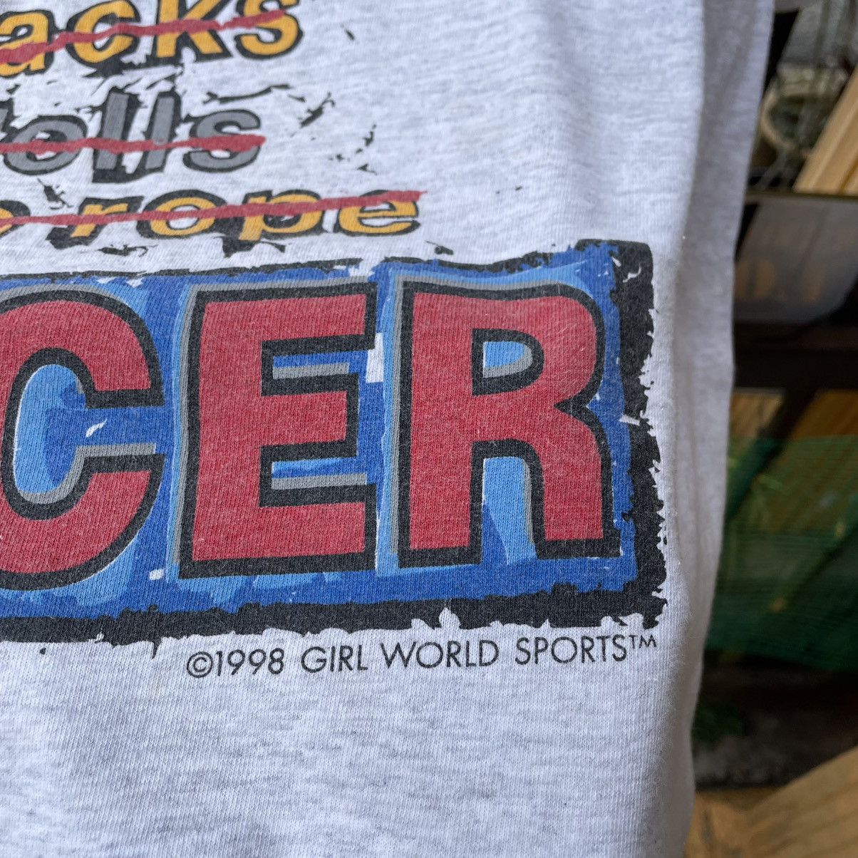 Vintage 🔥Vintage 1998 Real Girl Play Sports Promo Tee Size US XL / EU 56 / 4 - 6 Thumbnail