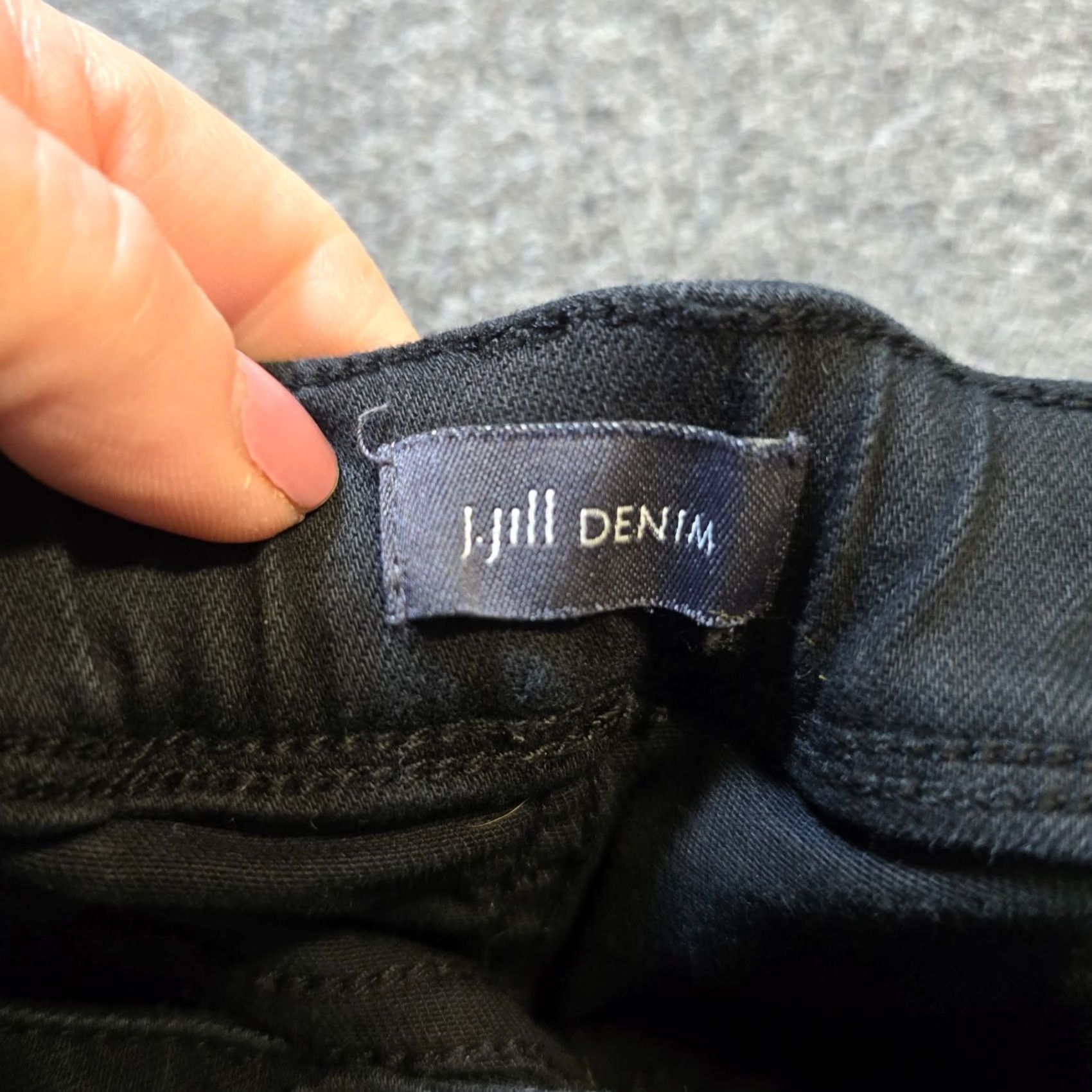 J. Jill J. Jill Jeans Women Size 16 Black Denim Slim Ankle Mid Rise Casual Pants Size 38" / US 16 / IT 52 - 4 Thumbnail