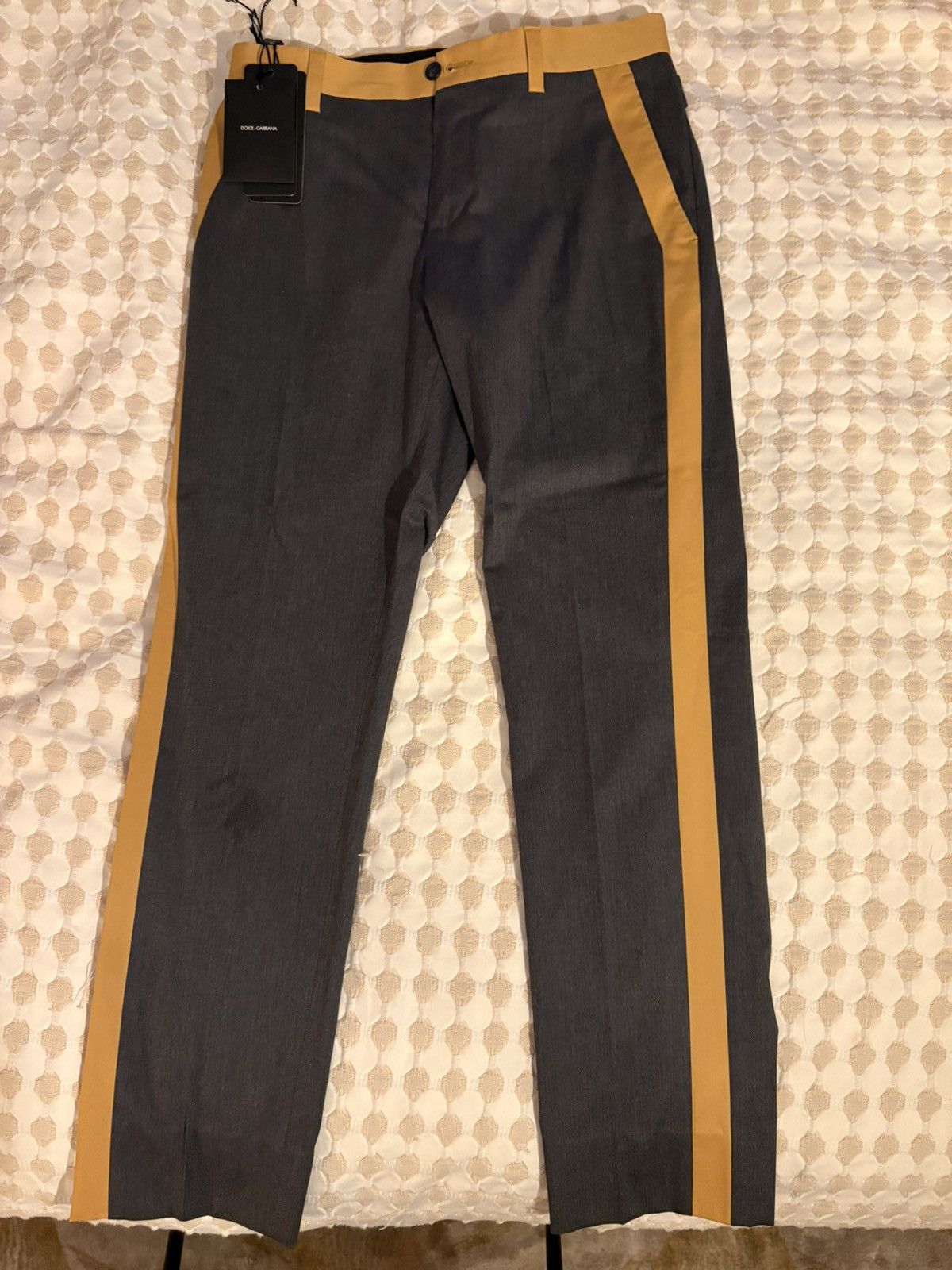 Dolce & Gabbana Dolce & Gabbana Grey Dress Pants Size US 28 / EU 44 - 6 Thumbnail